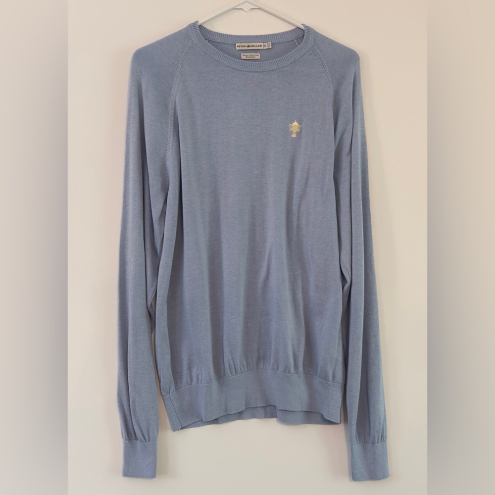 Peter Millar Light‎ Blue Crewneck Sweater